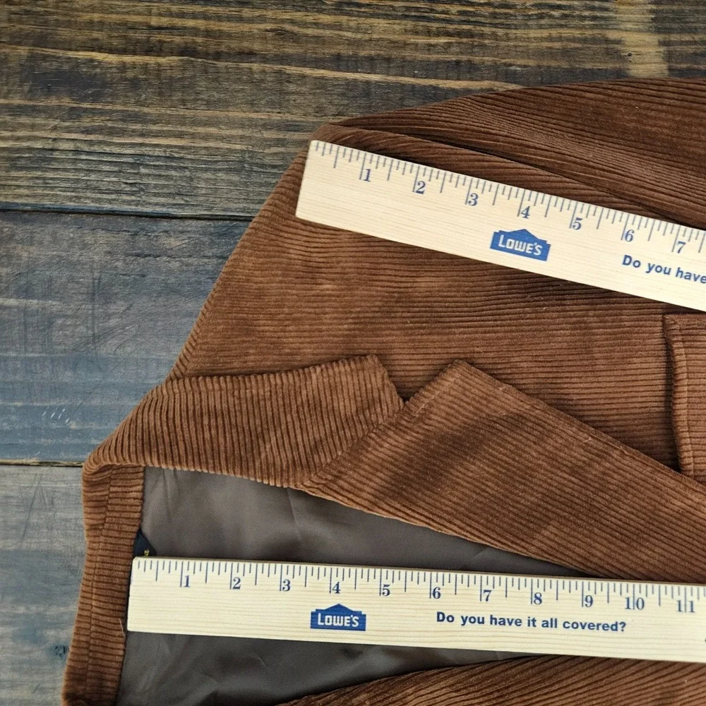 VTG‎ Woodmere Men's Sport Coat Blazer Two Button Brown Corduroy Cotton 44L